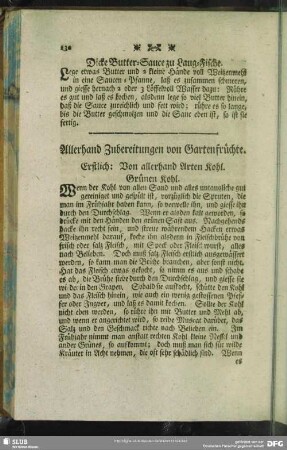 Allerhand Zubereitungen von Gartenfrüchte
