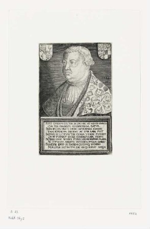 Bildnis Johann von Henneberg