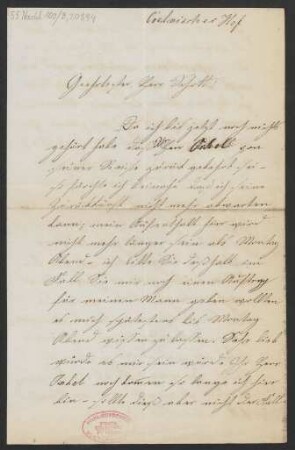 Brief an B. Schott's Söhne : 19.12.1853