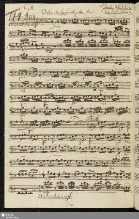 144. Aria: Oimé che fuor del petto / Scarlatti, G.