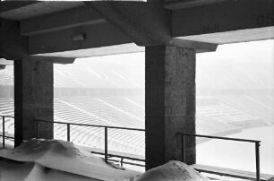 Olympia Stadion: Reichssportfeld im Schnee