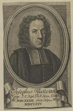 Bildnis des Josephus Valletta