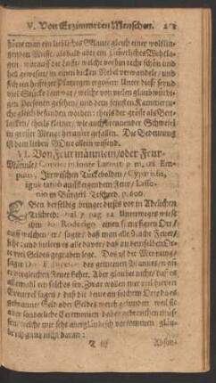 VI. Von Feurmännlein/ oder Feur-Männle/ ... Irrwischten Tückebolden ... auffsteigendem Feur/ ...
