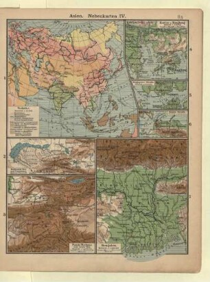 Asien. Nebenkarten IV.
