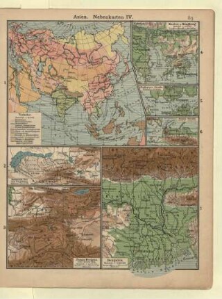Asien. Nebenkarten IV.