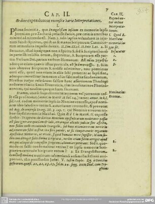 Cap. II. Ordine expenduntur recensitae variae Interpretationes