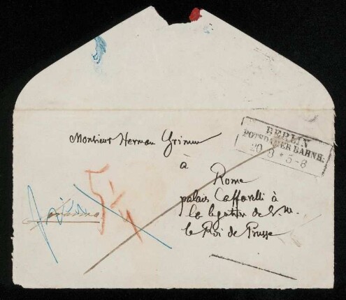 Brief von Jacob Grimm an Herman Grimm