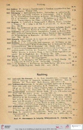 Nachtrag (Nr. 2951 - 3063)