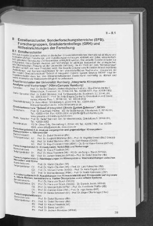 II.1 Exellenzcluster