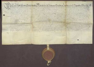 Markgraf Ernst Friedrich von Baden-Durlach leiht von Philipp von Fleckenstein 5.000 fl.; Pfand sind die Gefälle der Landschreiberei Karlsburg [Durlach]