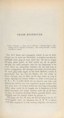 Vijfde hoofdstuk. Verlaten Taboenkoe. - Togt naar de Tolo-baai - Aankomst ...