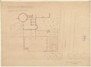 Bestelmeyer, German; München; Bayer. Nationalmuseum, Erweiterungsbau - Grundriss EG