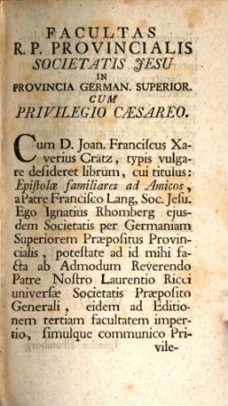 Epistolae familiares ad amicos, et notos