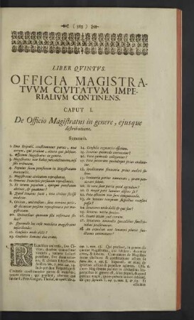 Liber quintus.