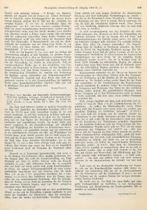 937-938 [Rezension] Stürmer, Karl, Konzilien und ökumenische Kirchenversammlungen