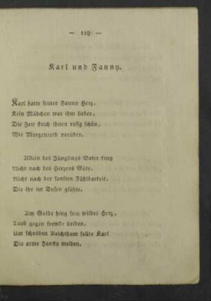 Karl und Fanny.