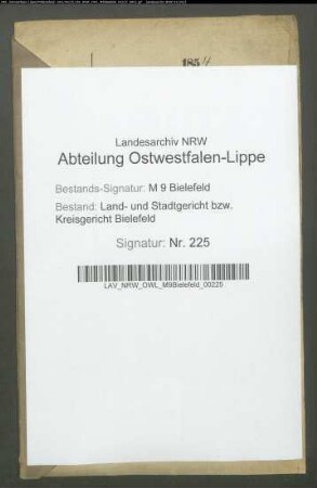 Obermann, Jobst Heinrich, Weber, Schildesche. Eickmeyer, Hanne Friederike, Weberin, Altenschildesche