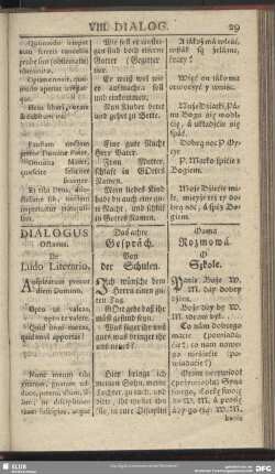Dialogus Octavus. De Ludo Literario