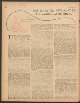 Tres joyas del arte asiático en manos argentinas