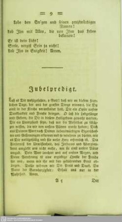 Jubelpredigt