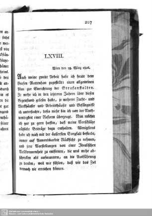 LXVIII. Wien den 28. März 1806