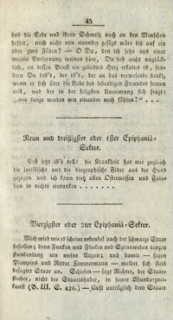 Vierzigster oder 2ter Epiphania-Sektor