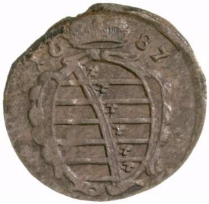 Münze, Dreier (NZ), 1687