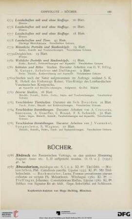 Bücher (Nr. 2786-3189)