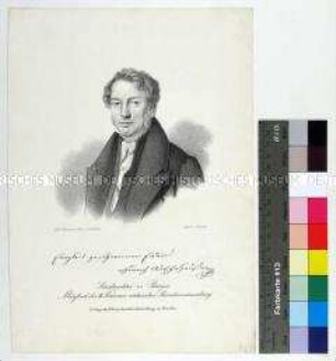 Porträt des Plauener Stadtrichters und Abgeordneten Heinrich Adolph Haußner