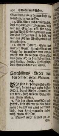 Catechismus-Lieder von den heiligen Zehen Geboten - Von der Buß