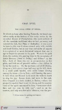 Chap: XVIII: the royal cities of Israel