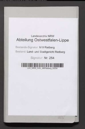 Erblasser: Kösters, Gertrud: Testament