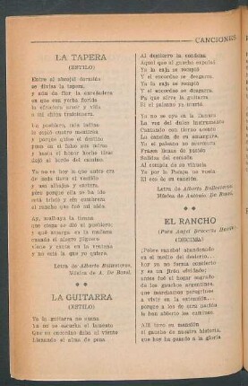 La tapera : (Estilo)