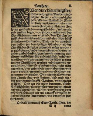 Confessio oder Bekantnus des Glaubens etlicher Fürsten vnd Stedte vberantwort Keis. Majestat zu Augsburg 1530