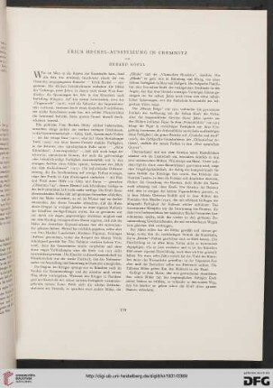 Erich Heckel-Ausstellung in Chemnitz