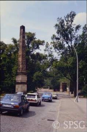 Potsdam, Park Sanssouci, Östlicher Lustgarten, Obelisk.