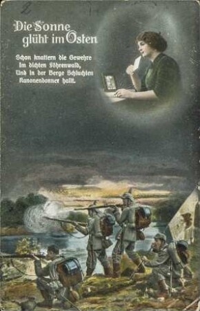 Die Sonne glüht im Osten - Schon knattern die Gewehre [...]