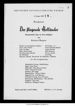 Der fliegende Holländer
