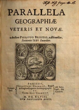 Parallela Geographiae Veteris Et Novae, 1