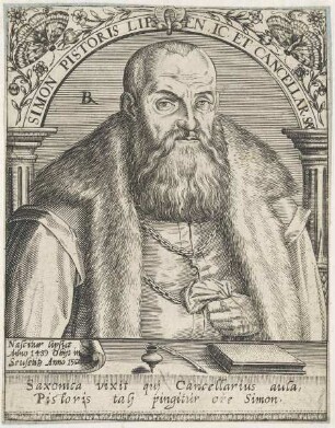 Bildnis des Simon Pistoris