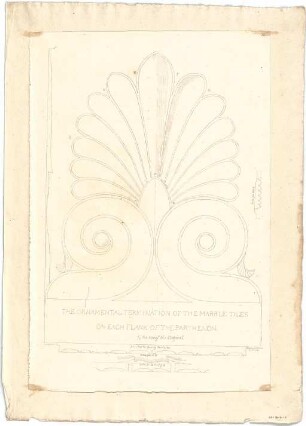 ohne Verfasserangabe; Athen (Griechenland); Parthenon - Ornament