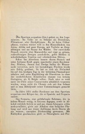 Ueber die physiologischen Wirkungen des Sparteinum sulfuricum : Inaug.-Diss. d. Univ. Berlin