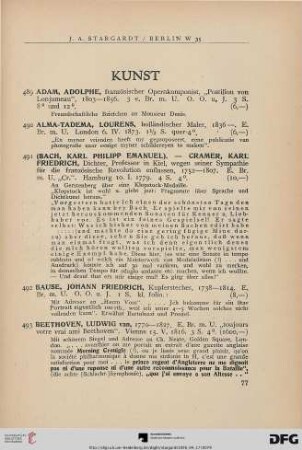 Kunst (Nr. 489-590)