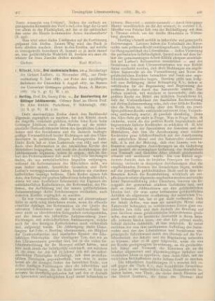 407-410 [Rezension] Ritschl, Albrecht, Drei akademische Reden