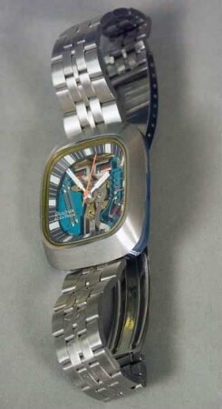 Stimmgabel-Armbanduhr (Herrenarmbanduhr)