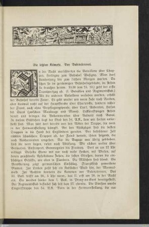 Die letzten Kämpfe vor Valenciennes