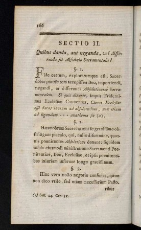 166-174, Sectio II. - Sectio III.