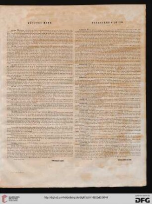 Fünftes Heft / Cinquième Cahier