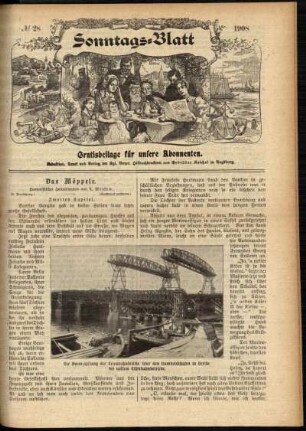 Ausgabe vom Sonntag, den 12. Juli 1908.