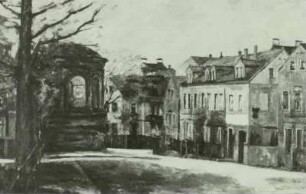 Straßenbild in Loschwitz
